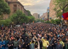 Шествие против Никола Пашиняна в Ереване 2 мая 2022